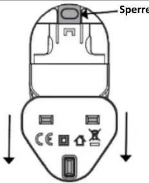 LENCO LS-66 - Installieren Sie den Netzadapterstecker - 4