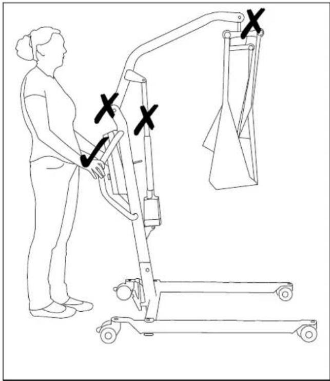 Vermeiren Eagle 620 - Bewegen des Patientenlifters - 2