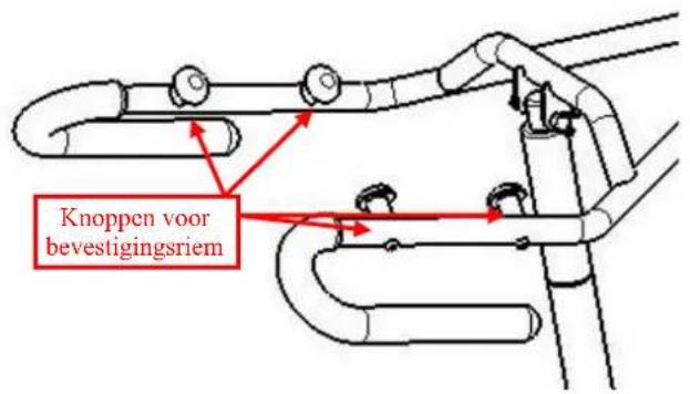 Vermeiren Albatros - Bevestiging aan de knoppen van de patiëntenlift - 2