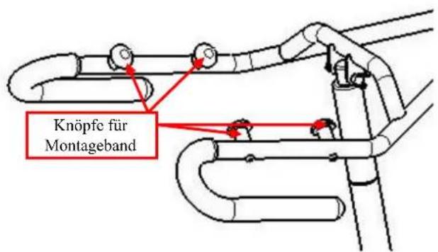Vermeiren Albatros - Anbringen an den Knöpfen am Patientenlift - 2