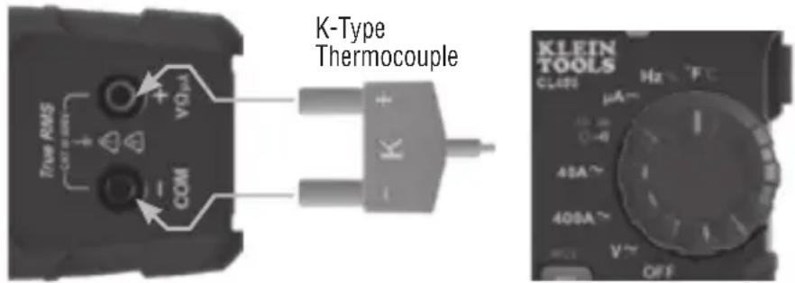 Klein Tools CL490 - TEMPERATURE - 1