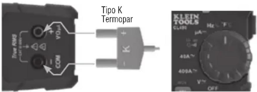 Klein Tools CL490 - TEMPERATURA - 1