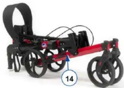 Vermeiren Quava - Folding the rollator - 1