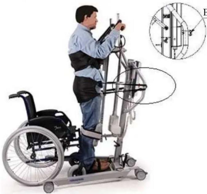 Vermeiren Albatros II - Instructions pour soulever le patient - 3