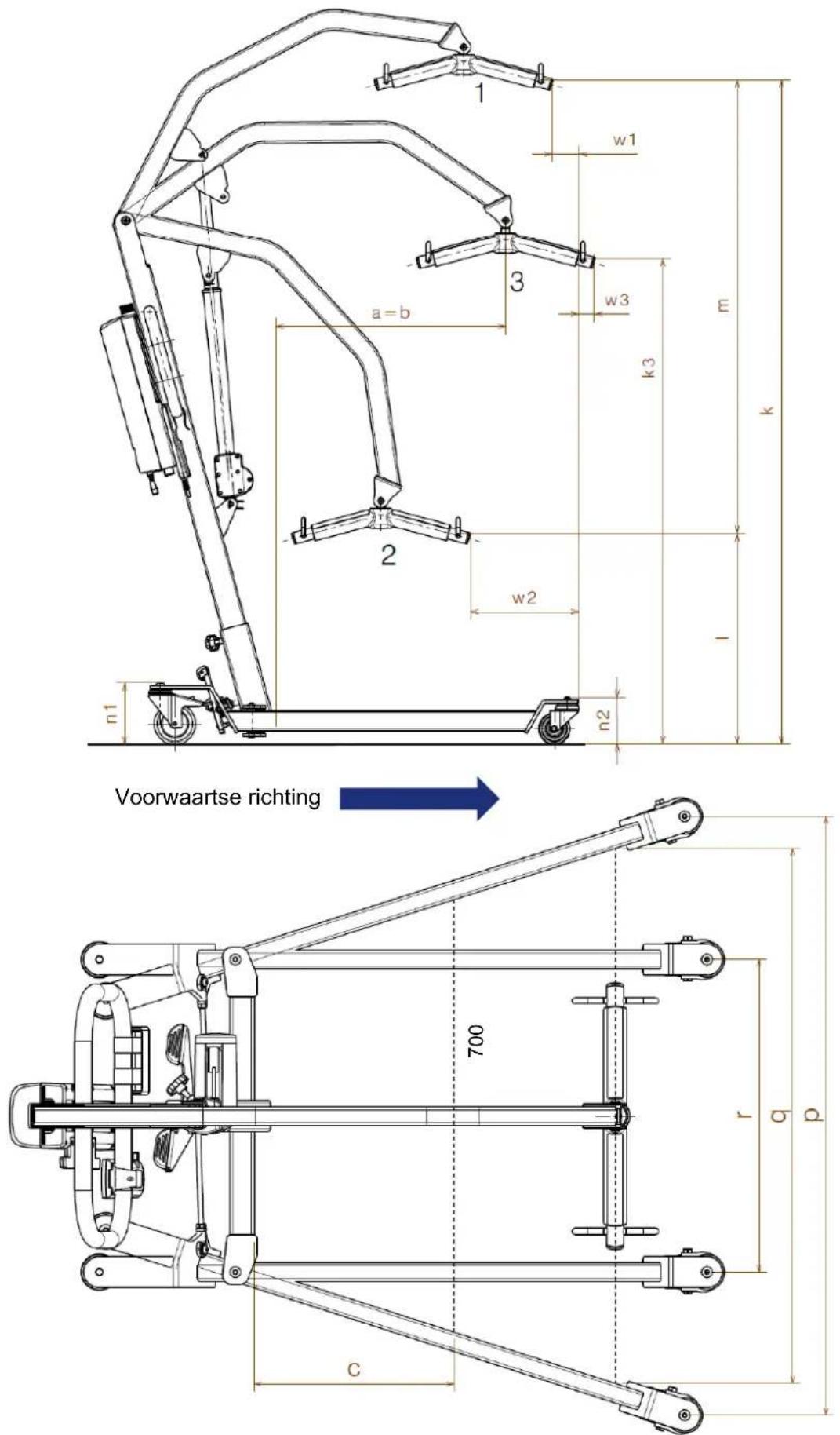 Vermeiren Falcon - Technische specificaties - 1