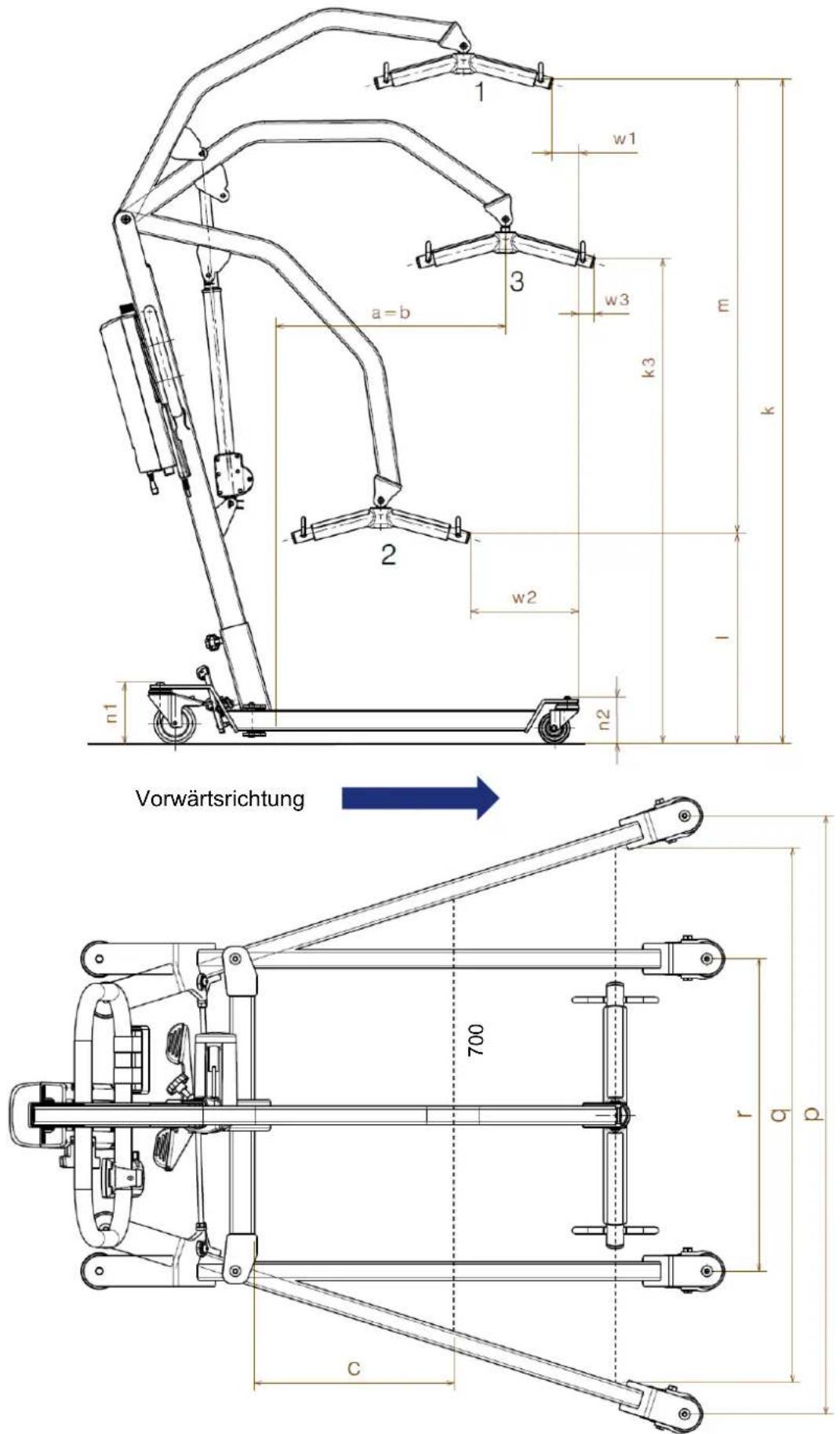 Vermeiren Falcon - Technische Daten - 2