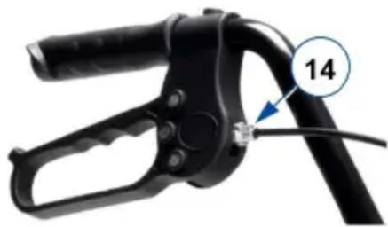 Vermeiren Eco-Light II - Adjusting the brakes - 1