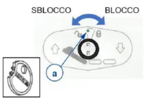 Vermeiren Illico - Funzione di bloccaggio (riservata al personale medico) - 1