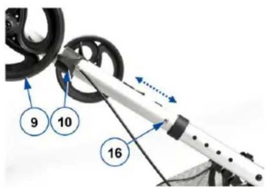 Vermeiren Eco-Plus - Radträger mit Hinterrädern - 1