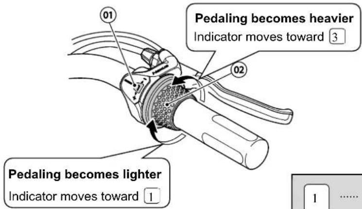Vermeiren Aqua - Operating the gear shifter (only 2215) - 1