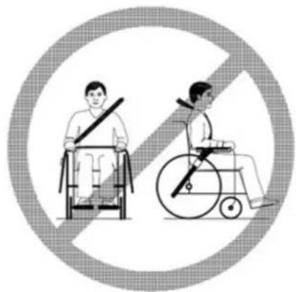 Vermeiren Jazz S50 Kids - Etapes pour sécuriser l'utilisateur du fauteuil roulant : - 2