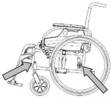 Vermeiren Jazz S50 Kids - Etapes pour fixer le fauteuil dans un véhicule: - 1