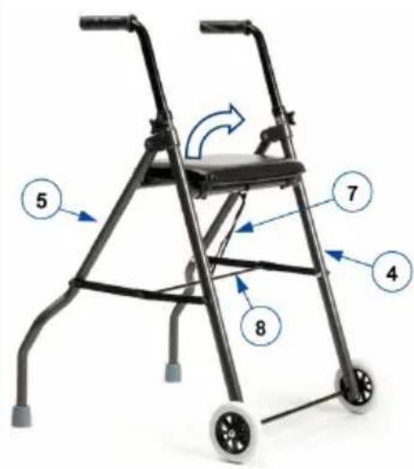 Vermeiren Twin-Light - Unfolding the walker - 1