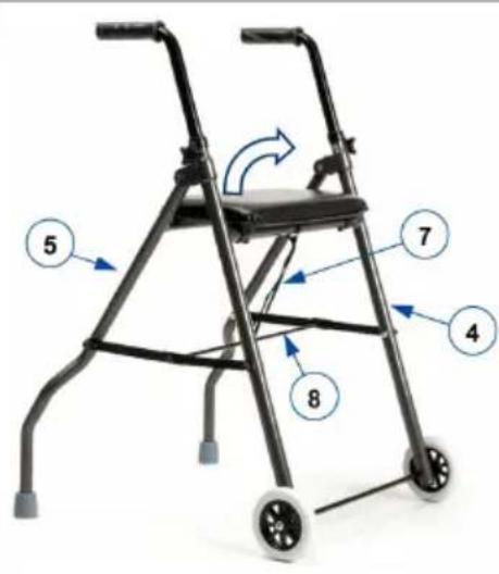 Vermeiren Twin-Light - Despliegue del andador - 1