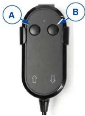 Vermeiren Coraille-E - Ajuste eléctrico del ángulo de asiento / inclinación de la monocarcasa (Coraille-E, Altitude-E) - 1
