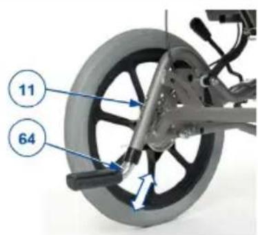Vermeiren Inovys II + L70 - Tipping aid height - 1