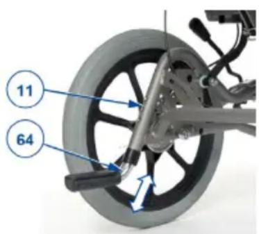 Vermeiren Inovys II + L70 - Altezza dei tappi di inclinazione - 1