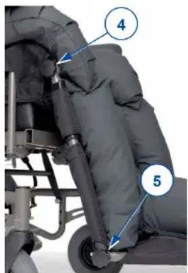 Vermeiren Inovys II + L70 - Neigung der Beinauflage - 1