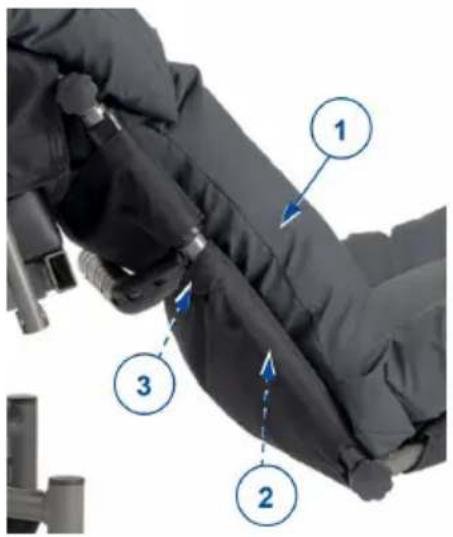 Vermeiren Inovys II + L70 - Leg rest length - 1