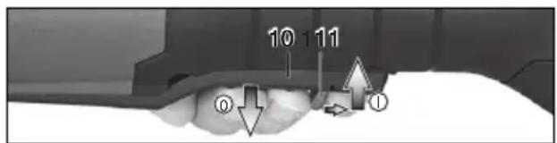 METABO WEBA 20-125 Quick BL - Utensili con "interruttore paddle" (con funzione uomo morto): - 1