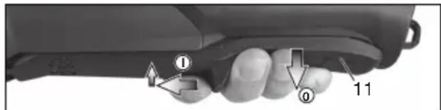 METABO WEPBA 17-125 Quick RT - Máquinas con "interruptor de paleta" (con función de hombre muerto): - 1
