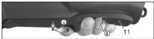 METABO WEPBA 17-125 Quick RT - Күйгүзүү/Өчүрүү - 1