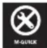 METABO WE 17-125 Quick - Sujeción / aflojamiento de la tuerca tensora Quick (en función del equipamiento) - 1