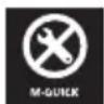 METABO WE 17-125 Quick - Fixation/détachement de l'écrou de serrage Quick (suivant la version) - 1