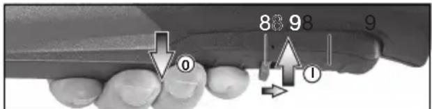 METABO WE 17-125 Quick - Máquinas con "interruptor de paleta" (con función de hombre muerto): - 1