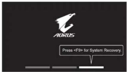GIGABYTE AORUS 16X - Taastejuhend - 1