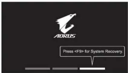 GIGABYTE AORUS 16X - Guide de restauration du système - 1