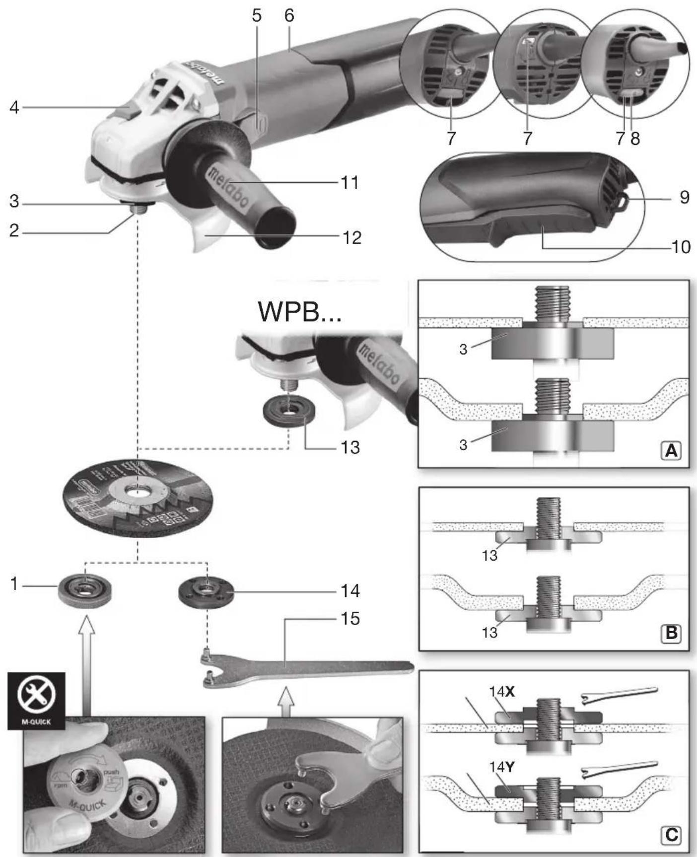 METABO WEA 17-125 Quick - 1
