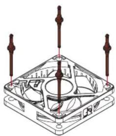 Noctua NF-A6x15 FLX - Installation - 2