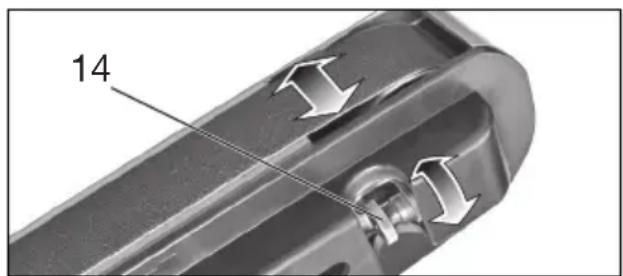 METABO DS 125 - Einregulieren des Bandlaufs (nur BS 175) - 1