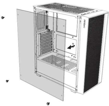 ANTEC AX65 ARGB - REMOVE SIDE PANEL - 1