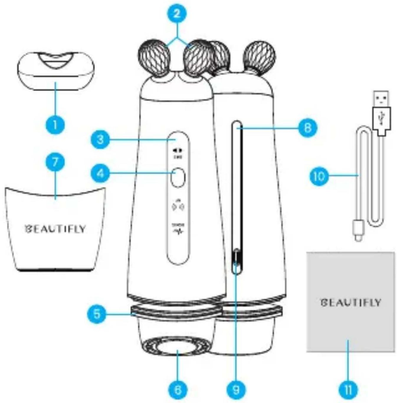 Beautifly B-Booster Pro - Description des éléments - 1