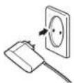 Iris Ohyama SCD-130P - Insérez l'adaptateur de charge dans la prise de courant - 1