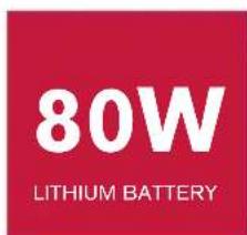 80W LITHIUM BATTERY