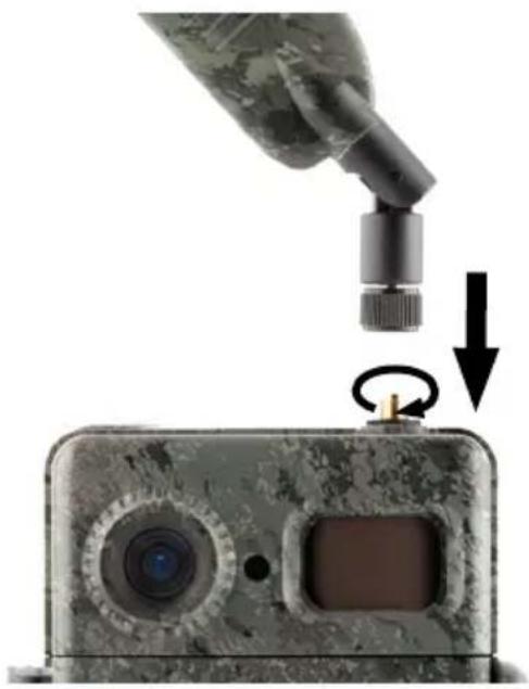 ZEISS Secacam 7 - Montaż anteny - 1