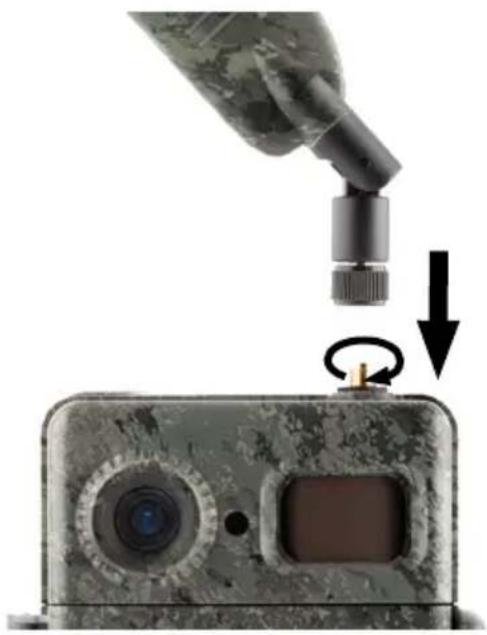 ZEISS Secacam 7 - Antenne monteren - 1