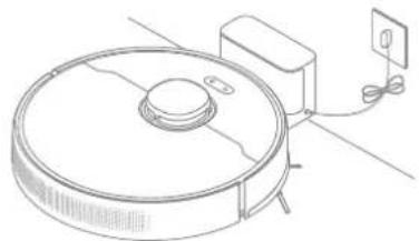 DREAME F9 Pro - Placez le robot sur le qui de chargement pour le recharger - 1