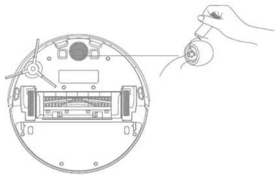 DREAME F9 Pro - Limpiar el cepillo principal - 3