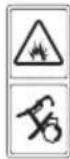 Grizzly BRV 400 S - Symbols / Instructions on the implement - 5