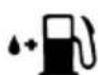 Grizzly BRV 400 S - Symbols on the filler cap: - 1