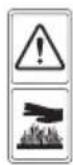 Grizzly BRV 400 S - Simboli/avvertenze poste sull'apparecchio - 6