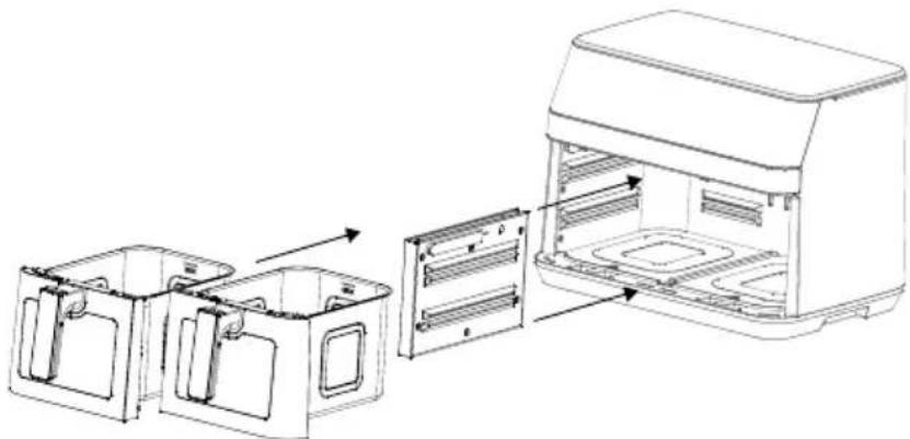 CASO AirFry DuoChef - Assemblage - 1