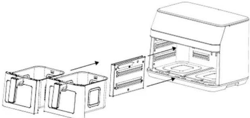 CASO AirFry DuoChef - Montagem - 1