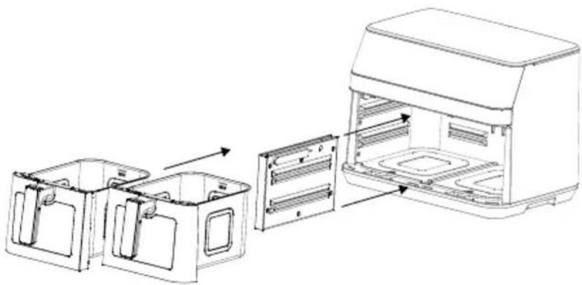CASO AirFry DuoChef - Montaj - 1