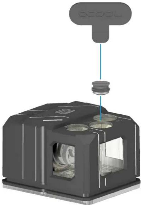 Alphacool Eisbaer Pro Aurora 280 - FILLPORT FILLPORT PORT DE REMPLISSAGE - 1