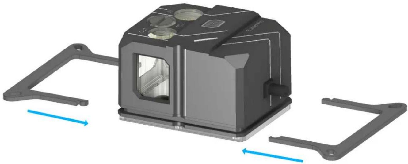 Alphacool Eisbaer Pro Aurora 280 - BRACKET ASSEMBLY HALTERMONTAGE SUPPORT DE MONTAGE11. - 1